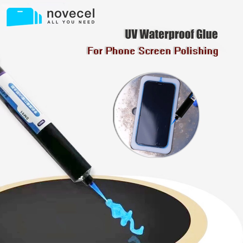 praktisch Bildschirm Polieren UV Wasserdicht Kleber Grenze Lücke Dicht für iPhone Samsung Uhr Bildschirm Abziehbare UV Lampe Aushärtung Kleber