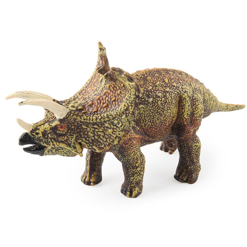 15cm giocattolo modello di dinosauro di plastica cavo Tyrannosaurus Rex triceratopo Brachiosaurus velocraptor regalo di compleanno per ragazzo: Triceratops