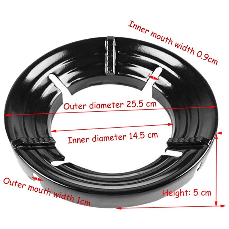 Energiebesparende Deksel Gasfornuis Cover Voorruit Wok Ring Non Slip Kachel Roestvrij Ijzer Vuur Fornuis Deksel Keuken Wok