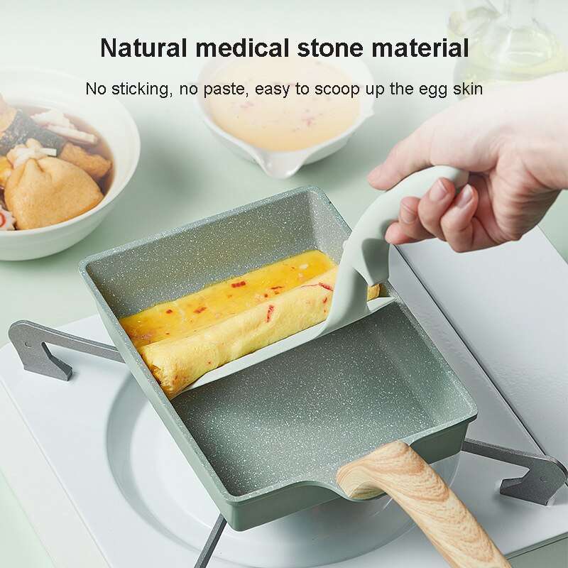 Non stick Egg frying pan Egg Pancake Pan japanese kitchen cooking pot cast iron skillet Home Breakfast Maker cookware set
