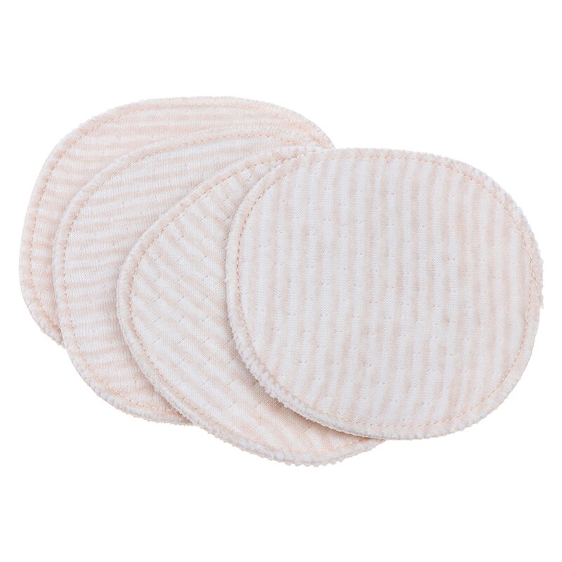 4PCS Reusable Washable Baby Feeding Breast Maternity Nursing Pad Leakproof Anti Overflow Pads For Pregnant Women Bra 9*9cm