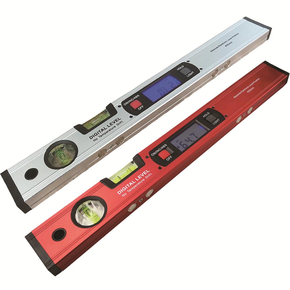 Digitale Gradenboog Hoekzoeker Inclinometer Elektronische Level 360 Graden Met/Zonder Magneten Niveau Hoek Helling Test Liniaal 400 Mm