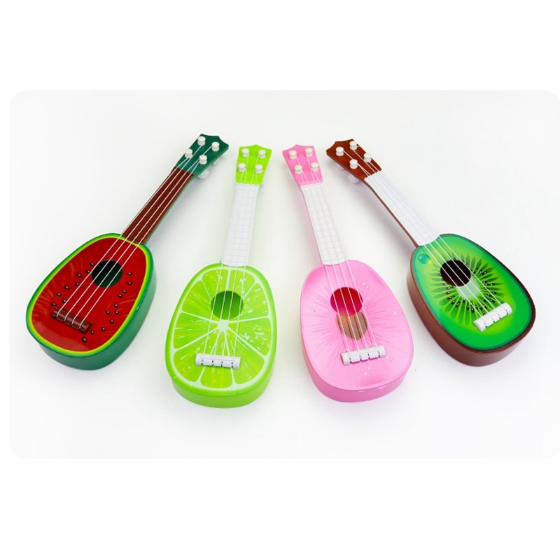 Vauva lasten opettavainen soitin lelu kitara hedelmäkitara mini voi soittaa ukulele -vesimelonia