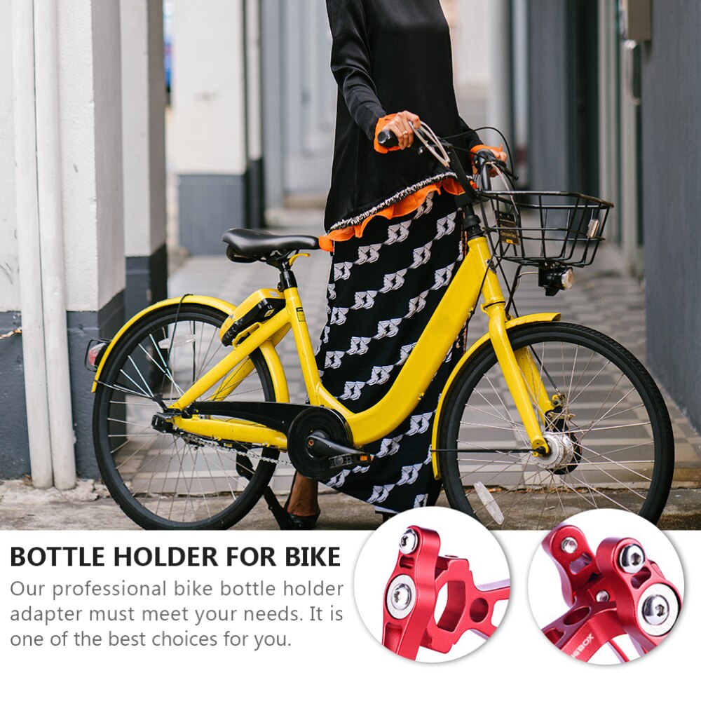 1pc Water Bottle Cage Metal Bike Kettle Rack Conversion Rack for Riding