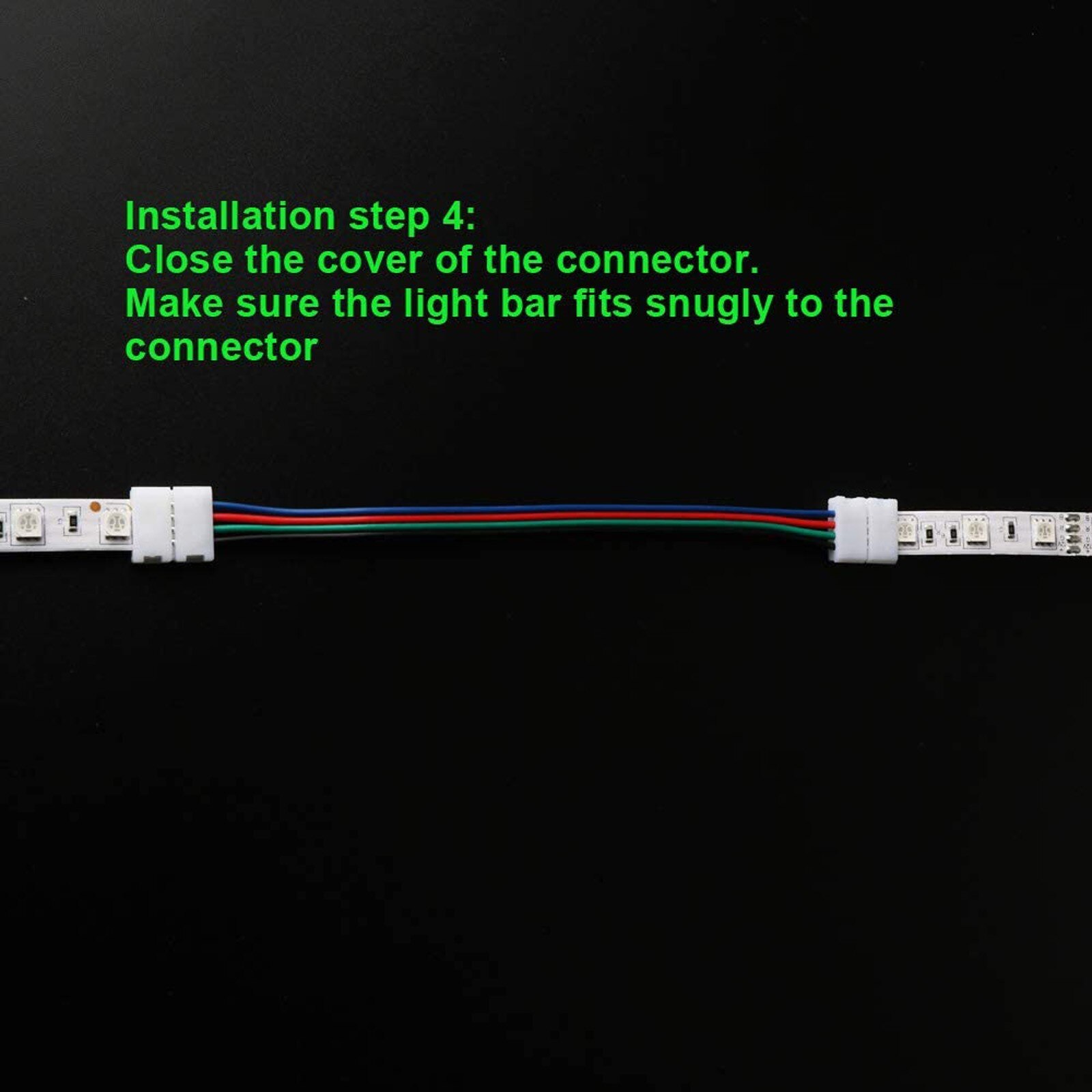 10Pc 4-Pin Led Strip Connector Kit Met T-Vormige L-Vormige Strip Jumpers Led Strip licht Draad Verbinding Terminal Splice # Yj