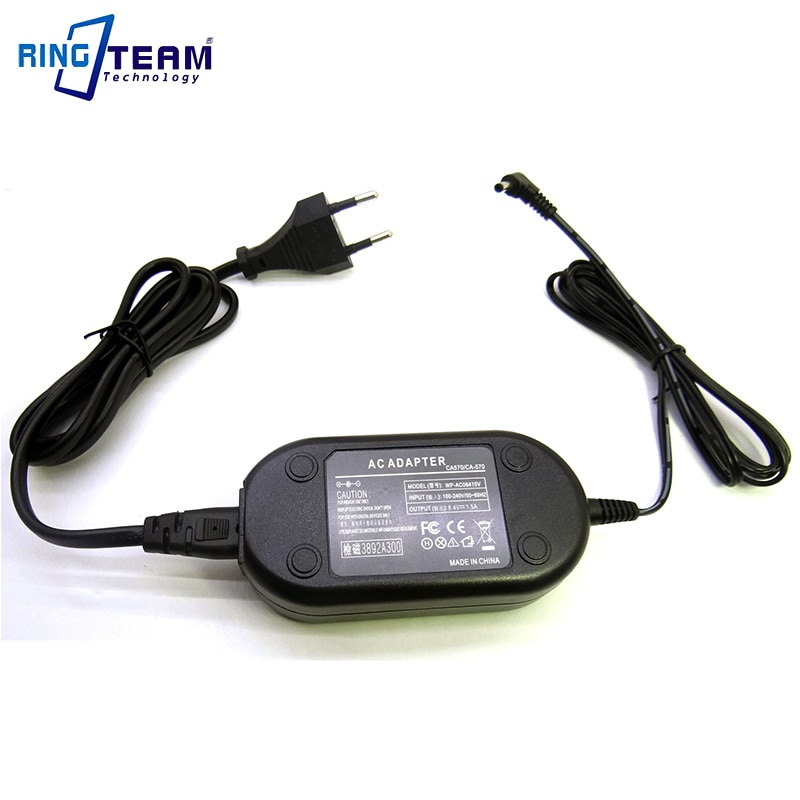 Netadapter ca -570 ca570 ca570k voor canon digitale camera  xc10 zr60 zr65mc zr70mc zr80 zr85 zr90 zr100 zr200 zr300 zr400