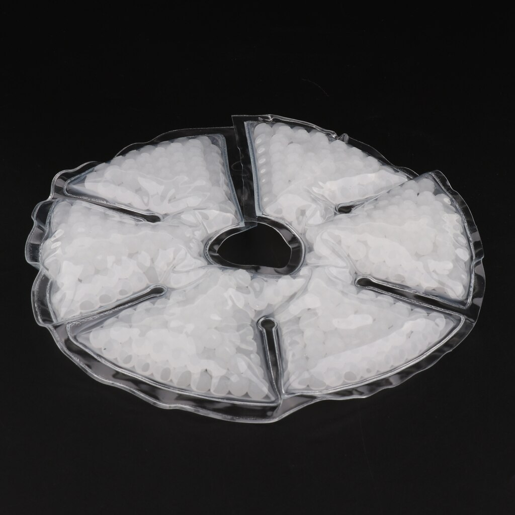 Reusable Gel Pads Cold Breast Nursing Ice Pack for Breastfeeding Relief: White