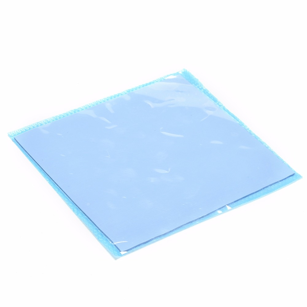 100 x100 x1mm Blue Silicone GPU CPU Heatsink Cooling Conductive Silicone Pad Cut & Uncut Thermal Pad Mat Silicone Pad