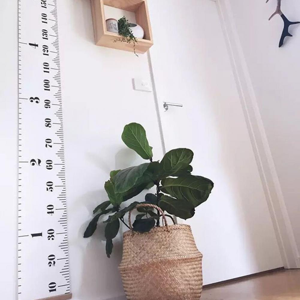 Height Growth Chart Height Ruler Hanging Waterproof Fabric Kids Height Chart for Nursery Kids Room Wall Decor