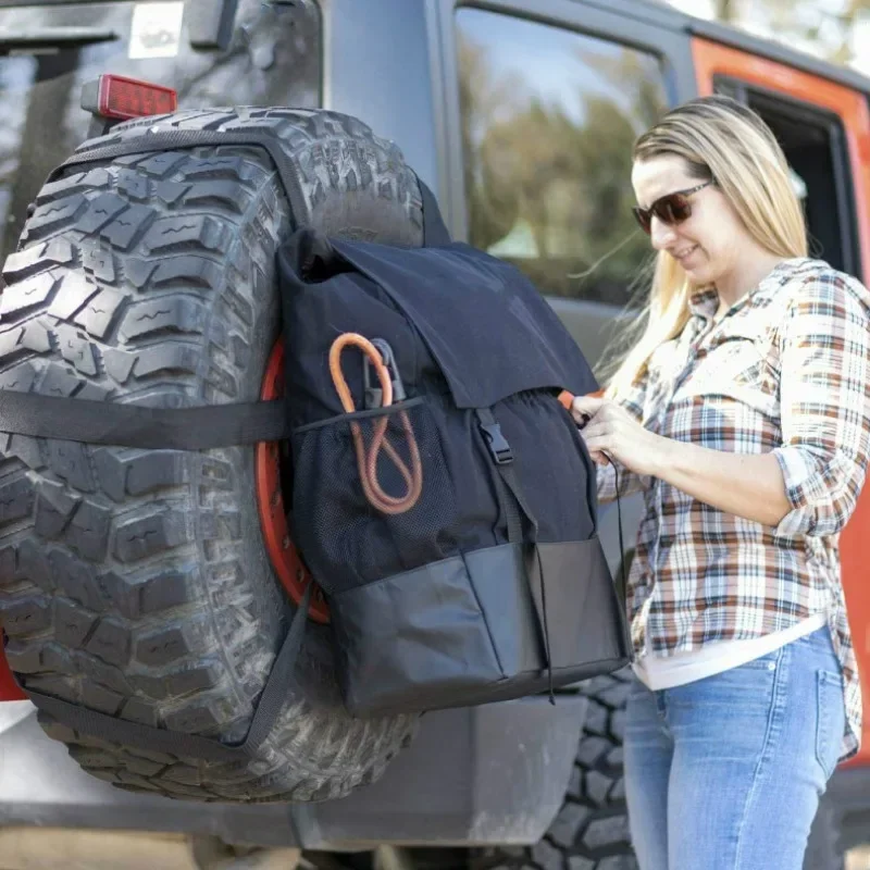 Bolsa de basura de almacenamiento de neumáticos de repuesto para coche, mochila de recuperación todoterreno, engranaje de Camping, SUV, camiones, Campers, vehículos todoterreno, remolques, bolsa de neumáticos