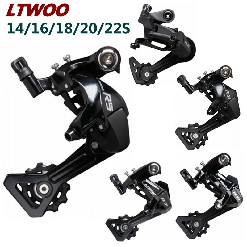 LTWOO – dérailleur arrière de vélo de route R2/R3/R5/R7/R9 7/8/9/10/11 vitesses, longue Cage Max 34T, pour Shimano 7/8/9/10/11 s