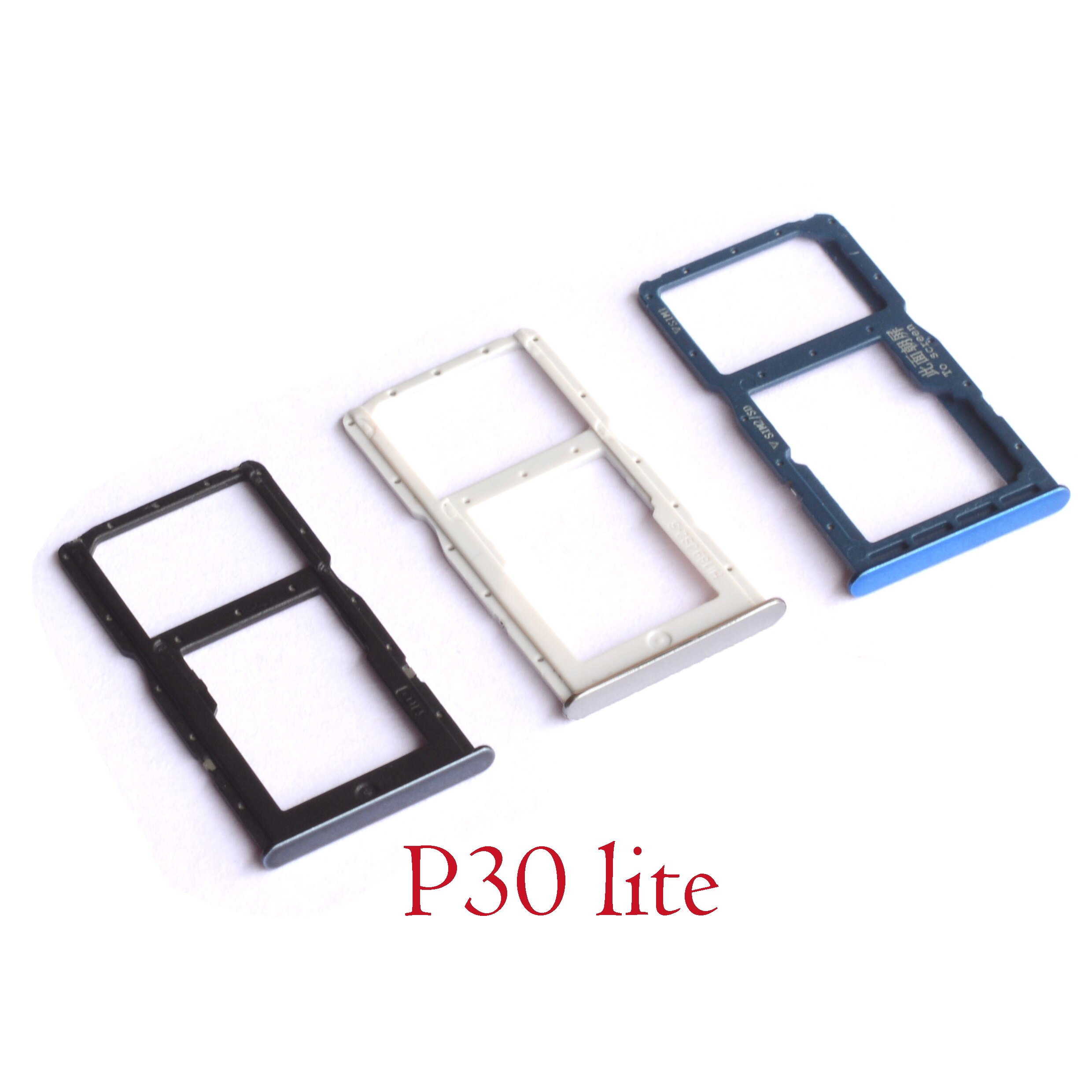 Adaptateur de fente pour Huawei P30 lite, support de plateau SIM, lecteur de carte SD