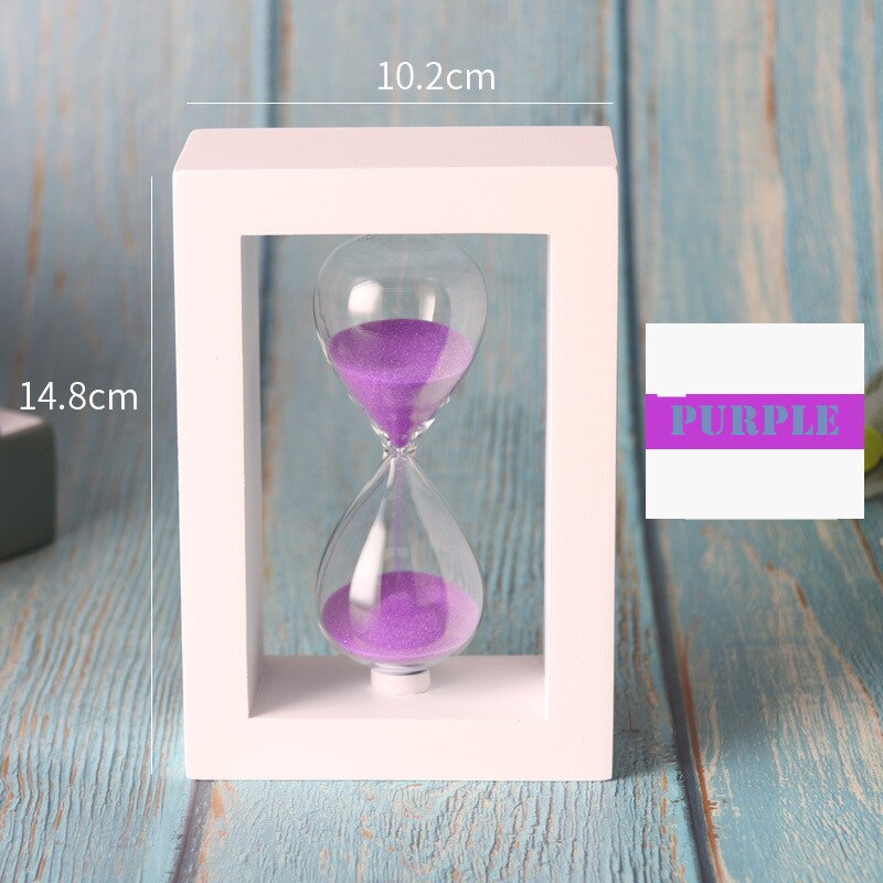 Multi Zweck Sanduhr Sanduhr Timer Verschiedene Rahmen und Sand Farbe 30/60 Minute für Dekoration Büro schreibtisch dekoration