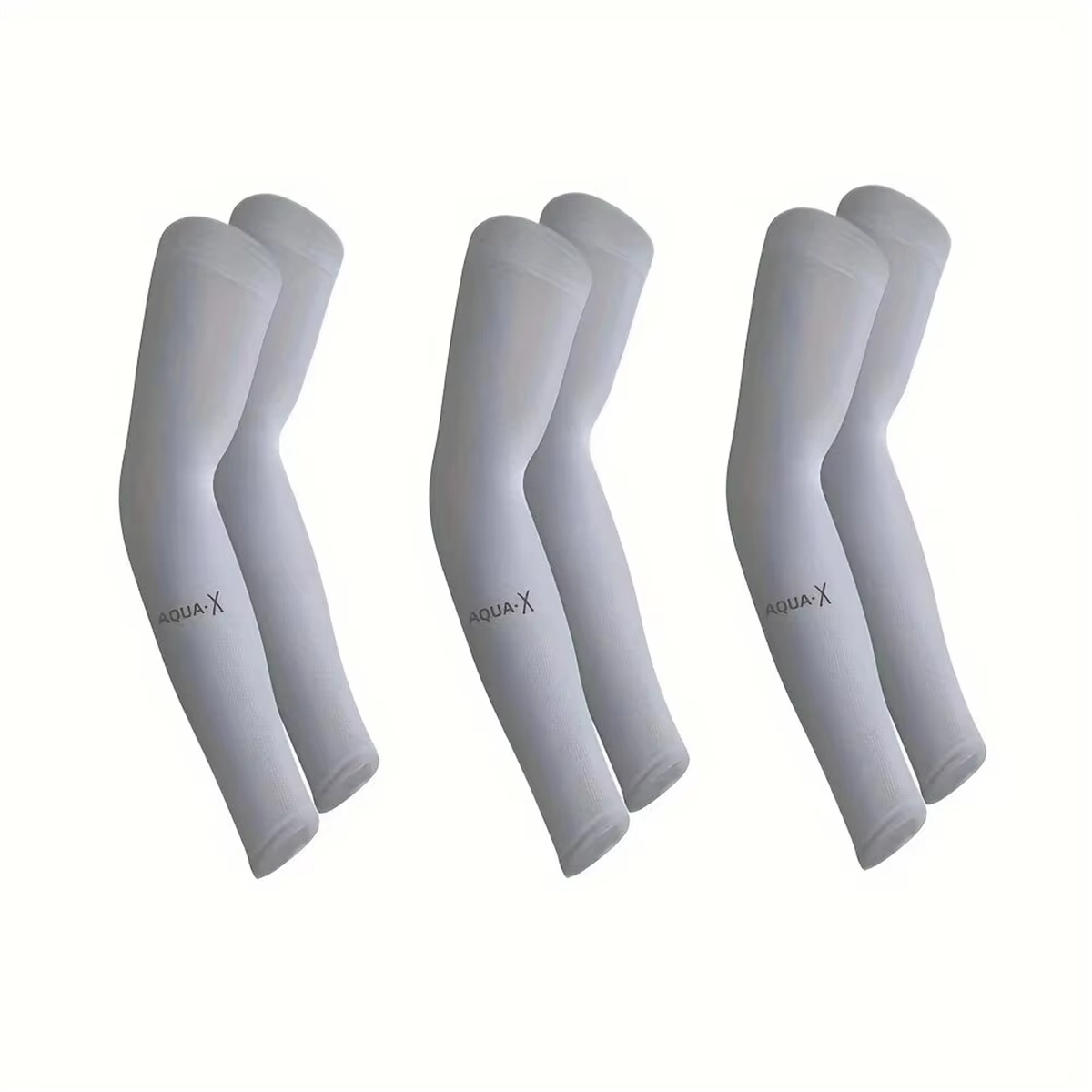 3 Stück unisex Eisseiden-Armstulpen für Sommer-Sonnenschutz, draussen-Radfahren, UV-Schutz, Kühlende Handschuhe für Männer und Frauen: Grün