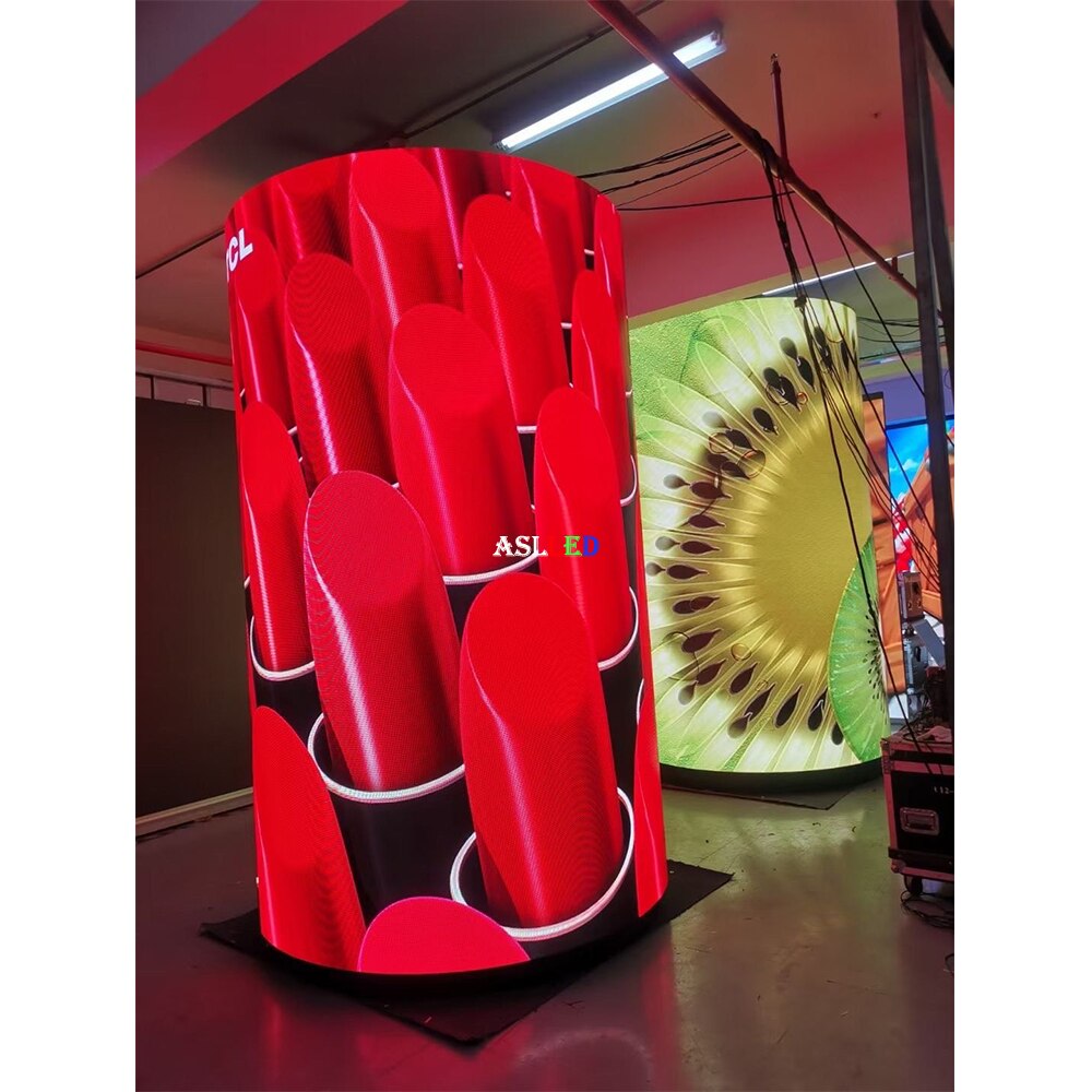 HD Curved LED Display Flexible Video Wall P2.5 Full Color Advertising LED Panel 320x160mm