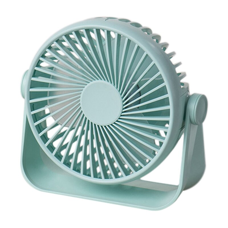 D605 Desktop Fan, 5-Inch Fan Blade Can Be Rotated Vertically 360 Degree USB Charging Dual Power Small Fan