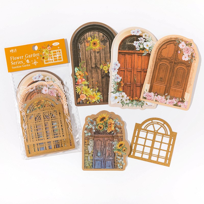Juego de 15 piezas de Material de ventana de celosía Vintage, papeles decorativos para álbumes de recortes de Collage y proyectos de manualidades DIY: Rojo