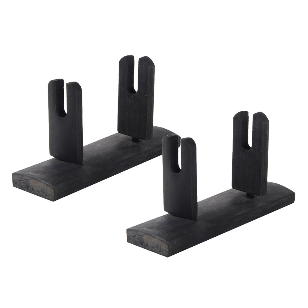 2X Bamboe Fan Display Stand Houder Voor Antieke Vouwen Fan Home Decor Black