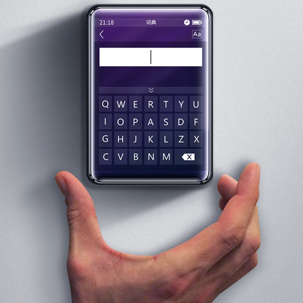 4/8/16GB MP3 MP4 Player Touch Control 2.8-inch Screen HiFi Video Player Students E-book Reader Music Listening