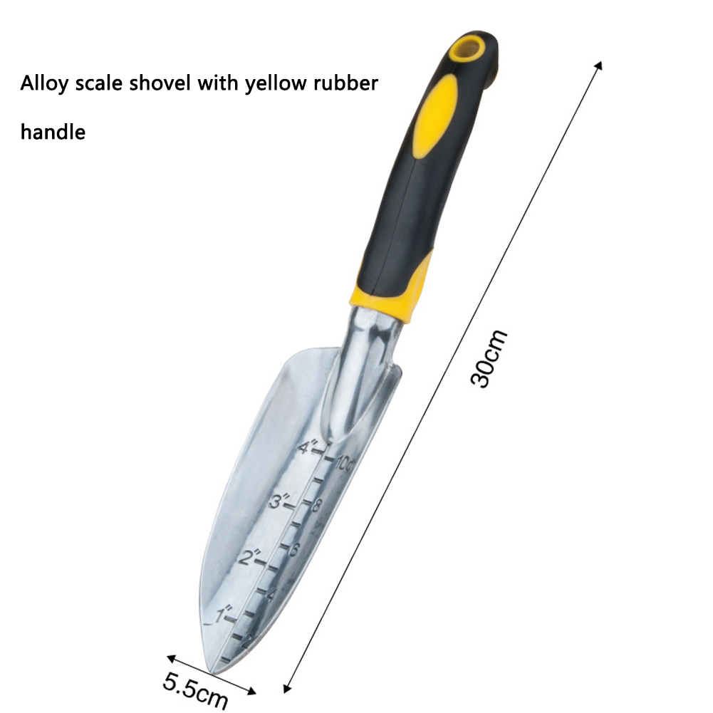 Garden Tool Hand Trowel Bonsai Shovel Rake,Cultivator,Weeder Tools With Ergonomic Handle,Garden Lawn Farmland Transplant: Depth shovel