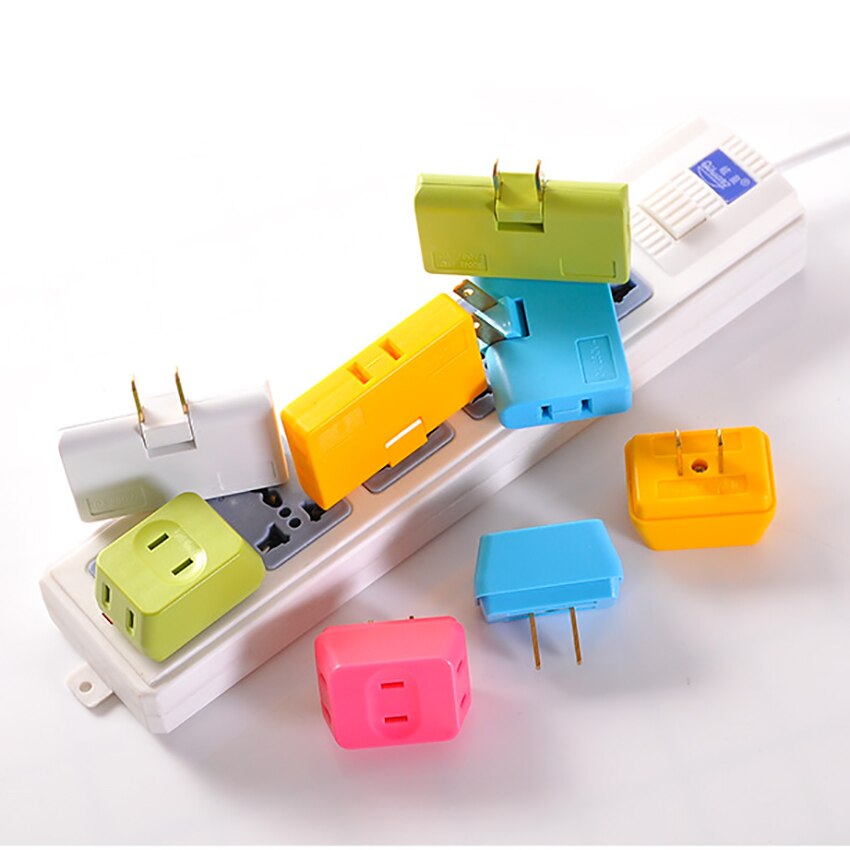 Plug Converter Socket Travel Portable Conversion Multi-use Converters Rotatable Socket Stackable Power Supply Household Charging
