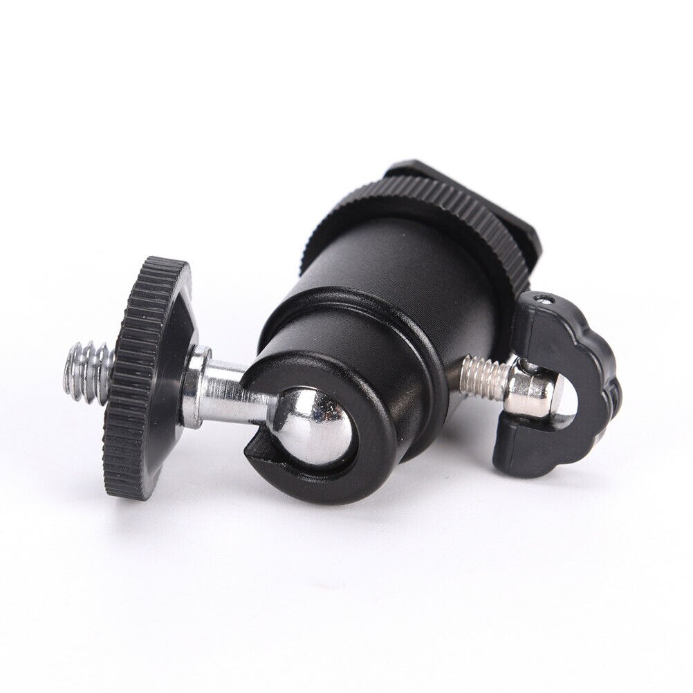 Pour appareil photo trépied lumière LED Flash support monture pour support 1/4 adaptateur de chaussures chaudes berceau rotule avec serrure