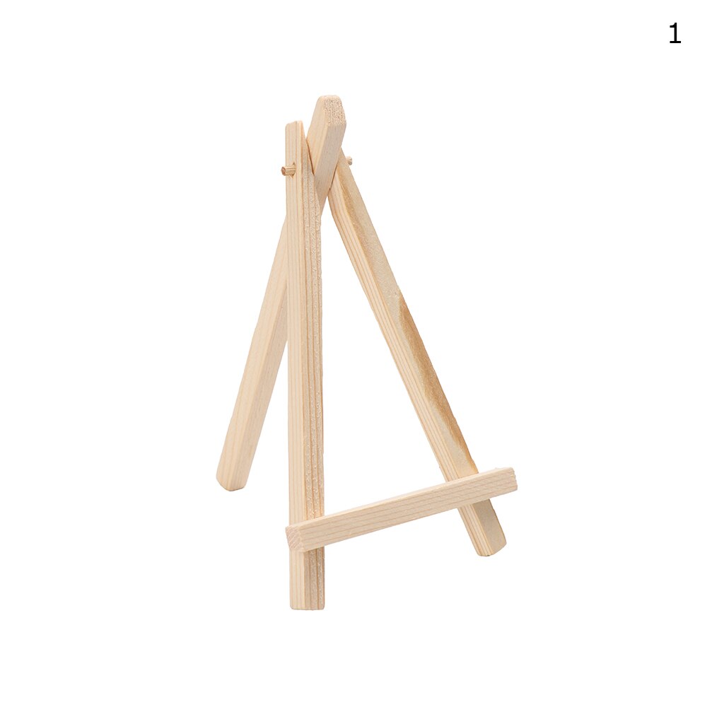 1PC Mini Artist Wooden Easel Artwork Shelf Painting Stand Exhibition Display Holder Home Party Decor Craft Drawing Easel: Style1