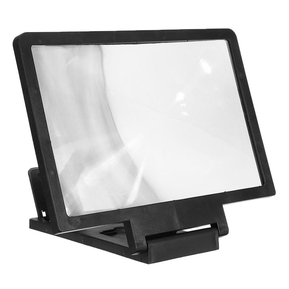 Lupa de pantalla de teléfono móvil 3D soporte de amplificación película portátil plegable soporte de escritorio soporte de teléfono inteligente de cristal