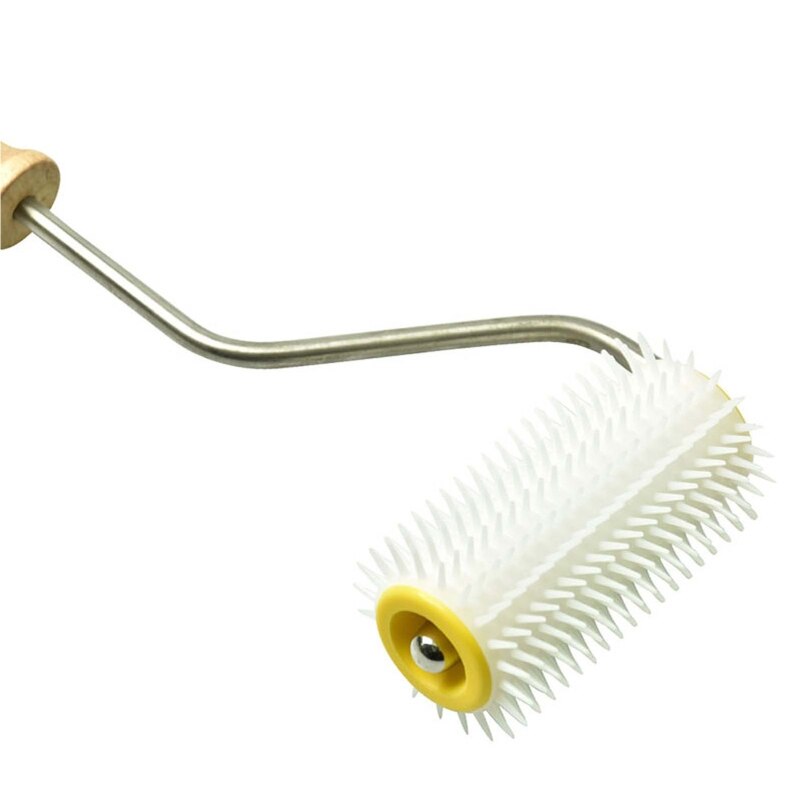 Honey Extractor Extracting Tool with Wooden Handle Beekeeping Bee Comb Uncapping Extracting