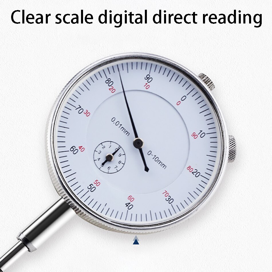 0-10Mm Precisie 0.01Mm Dial Indicator Cnc Extra Meetinstrument, Meetinstrument