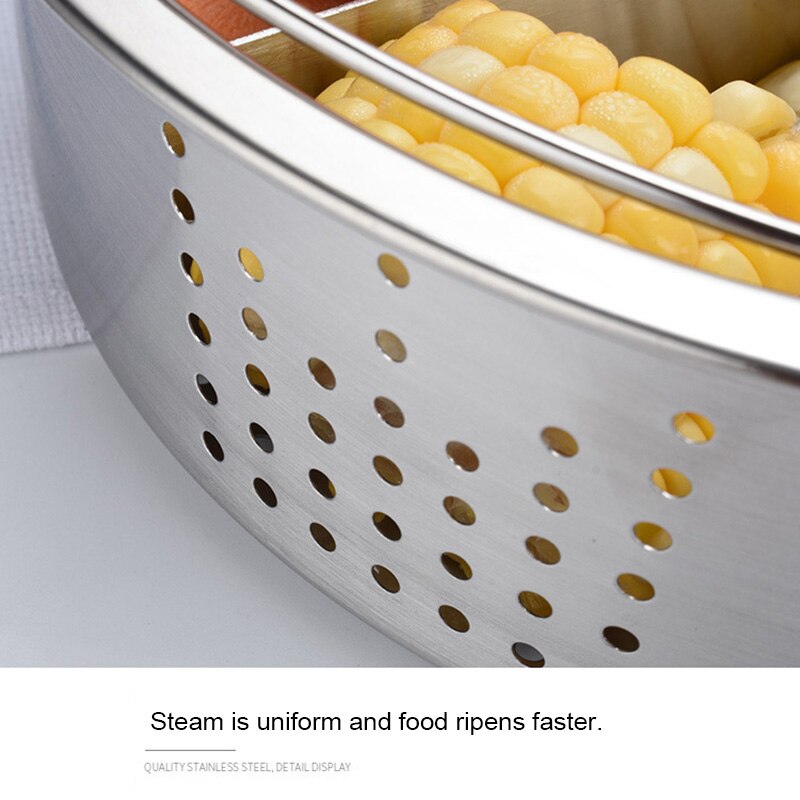 Stainless Steel Pot Steamer Basket Egg Steamer Rack Divider for Pressure Cooker Pot PI669