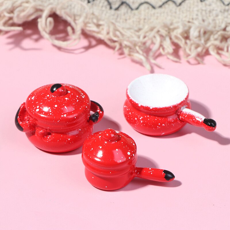 Di cottura Zuppa di Pentola Pentolame E Utensili Per Cucinare Casa Delle Bambole Accessori Per la Cucina In Miniatura Pentole Calde 1:12 Miniatura casa delle bambole