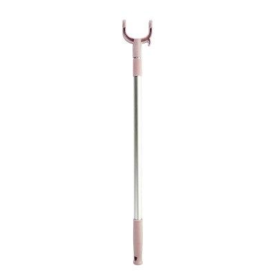 Kleding Staaf Thuis Telescopische Kleren Staaf Balkon Picking Pole Slaapzaal Versterking Aluminium Kleren Staaf Kleren Staaf: Pink