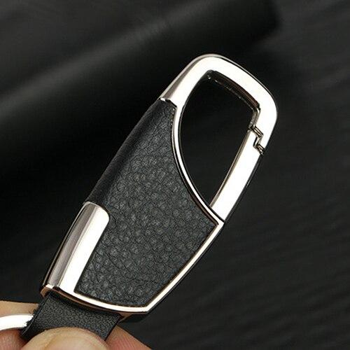 Mænds metal bil nøglering nøglering nøglering ring nøglefob 8 paz