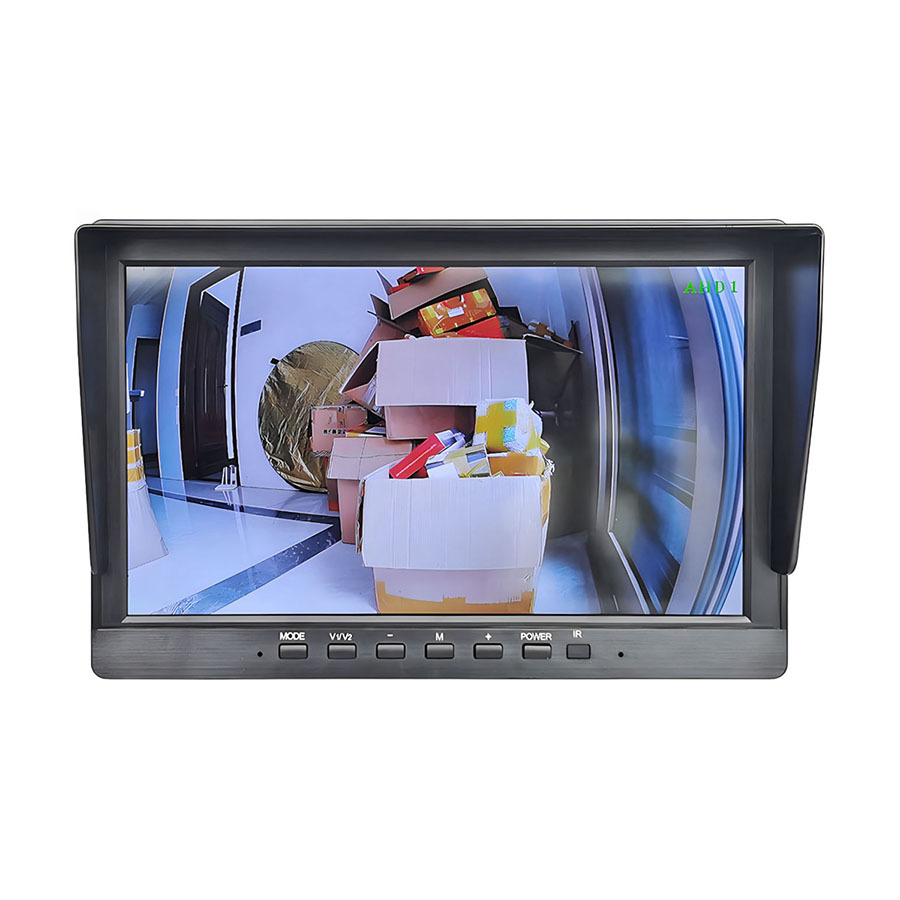 DIYKIT 10.1inch AHD CVBS IPS LCD HD Monitor Rear View Car Monitor Support 1080P AHD CVBS Car Camera 4PIN Video Input