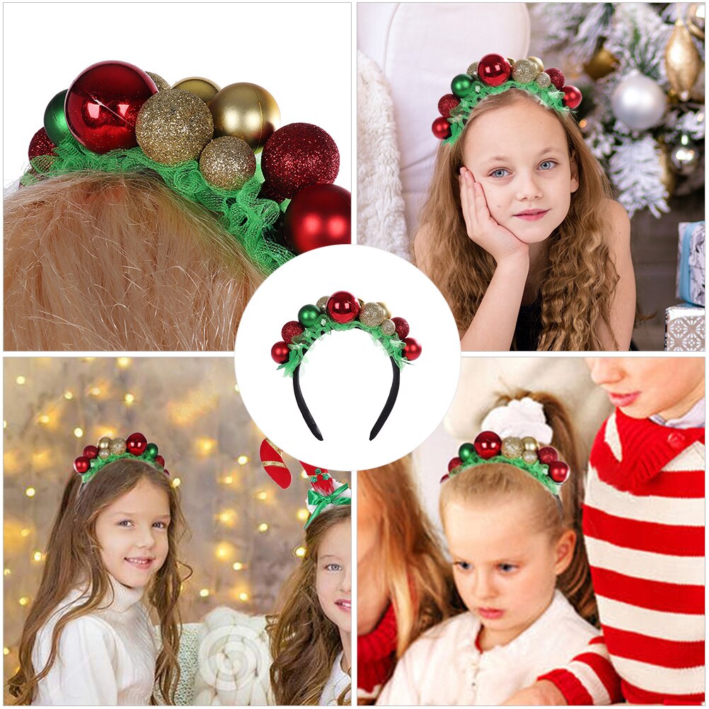 Comfortabele Mooie Creatieve Mooie Aantrekkelijke Kerst Haarbanden Bell Hoofdband Party Haarbanden