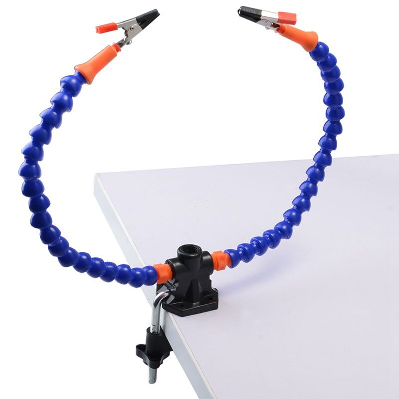 Flexible Helping Hands, Third Hand, Soldering Iron Accessory Tool Kits (Two Flexible Unusual Arms, 5cm Pinch Clip Adjustable