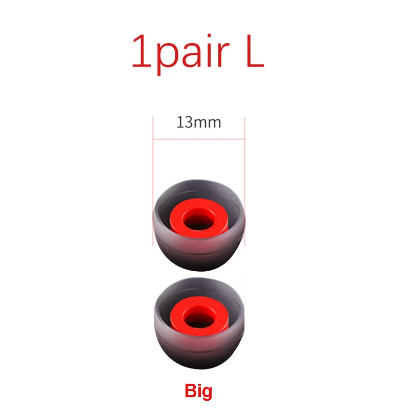 Almohadillas de silicona para auriculares, accesorios para auriculares pequeños, 3/1 pares: MULTICOLOR