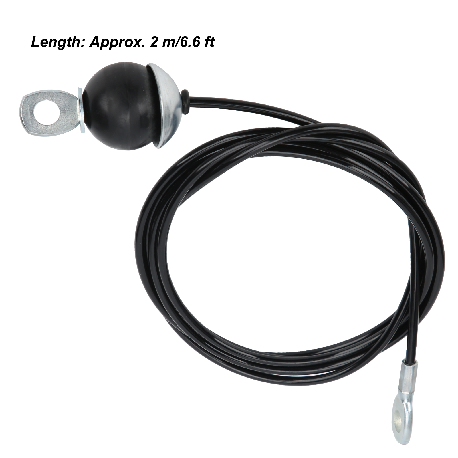 Cuerda de alambre para gimnasio, sistema de polea de Cable de Fitness, cuerda de acero de alta resistencia para gimnasio en casa, entrenamiento de carga de elevación, 2/2.5: Azul