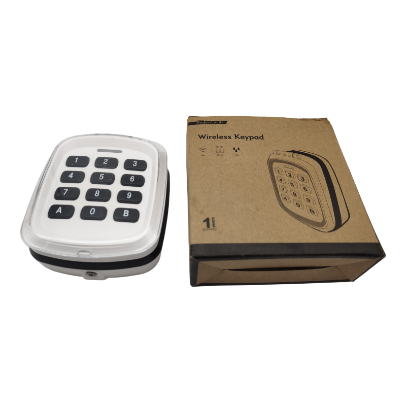 Vandtæt trådløst tastatur adgangskontrol sikkerhedstastatur 433 mhz elektrisk rulleport beskyttelsesrækværk garageport