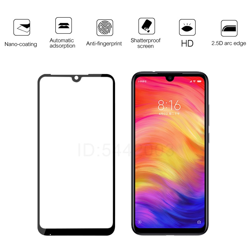 Lentille de caméra 2 en 1 verre trempé pour Redmi Note 8 7 6 5 Pro 8A 8T protecteur d'écran pour Xiaomi Redmi 7 7A 8 8A 8T Film de verre