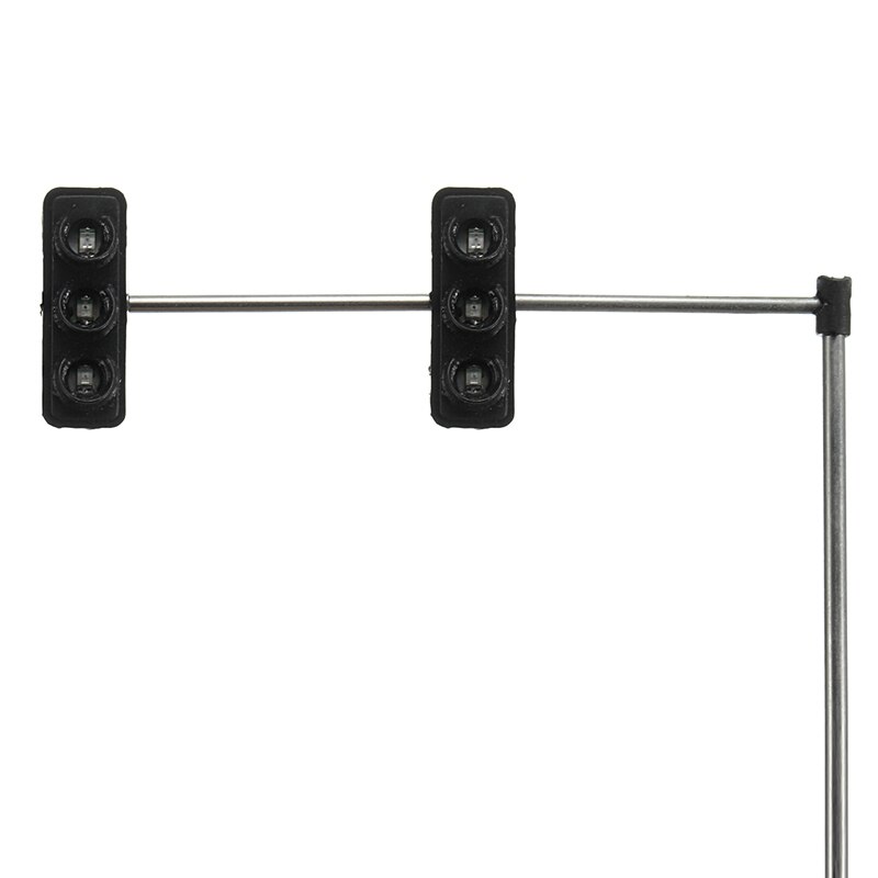 3 färgtrafikljussignaler ho oo skalmodell 6 ledde för diy sandbord korsar gatukonstruktion modell 4
