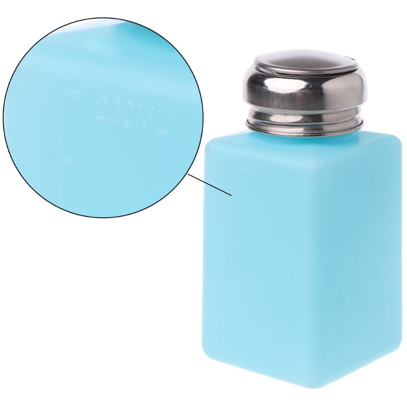 1 sztuk anty-statyczny plastikowa butelka z pompką 200 ml płynu butelki alkoholu dozownik dla elektroniki telefon komórkowy narzędzi robić czyszczenia