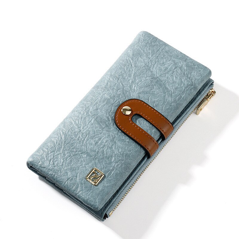 LISM Wallet Women's Long Casual Multifunction Mobile Wallet Multi Card Holder Large Capacity Women Clutch