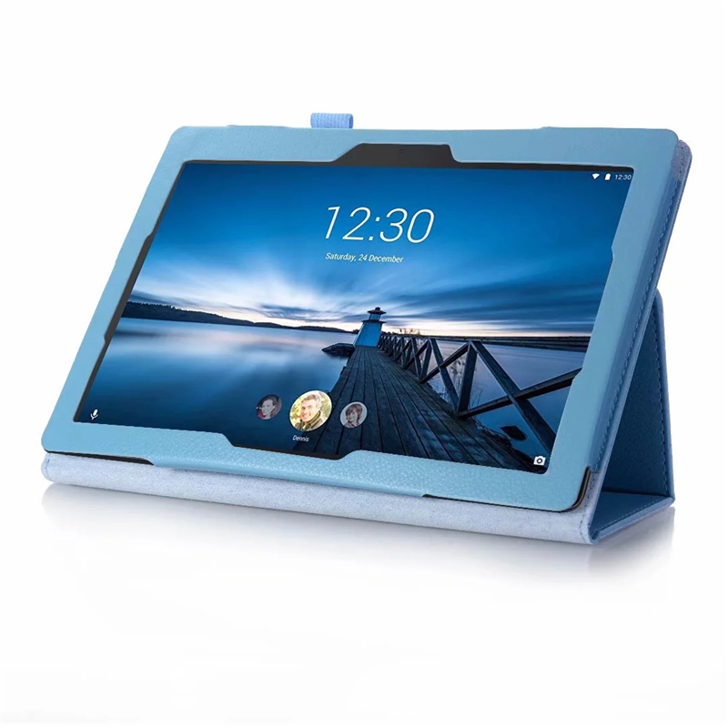 Étui socle pliable en cuir PU pour Lenovo TAB E10 TB-X104F 10.1 pouces tablette libération
