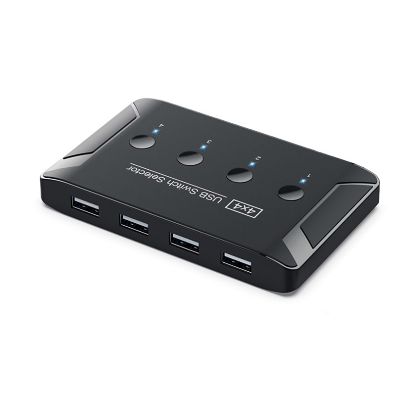 T28 Switch USB Switch 4 USB Devices Peripheral Switcher 4 Port USB