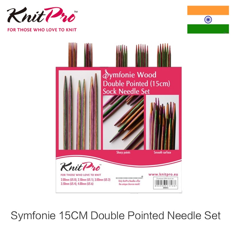 Knitpro Symfonie 15 Cm Dubbele Wees Naald Set
