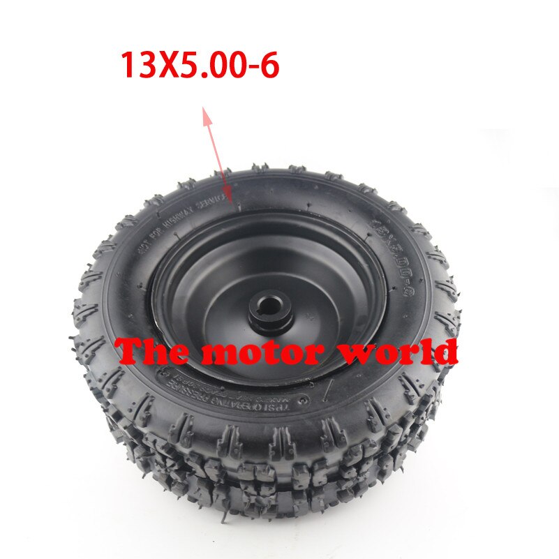 Melhor 13x5.00-6 pneu sem câmara atv quad buggy mower go-kart buggy 5.00-6