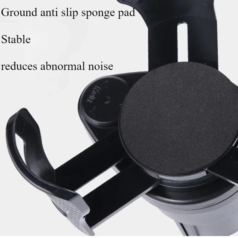 Carbon Fiber Car Cup Holder, Water Cup Holder, girado para economizar espaço, 2 Peças, 1Pc