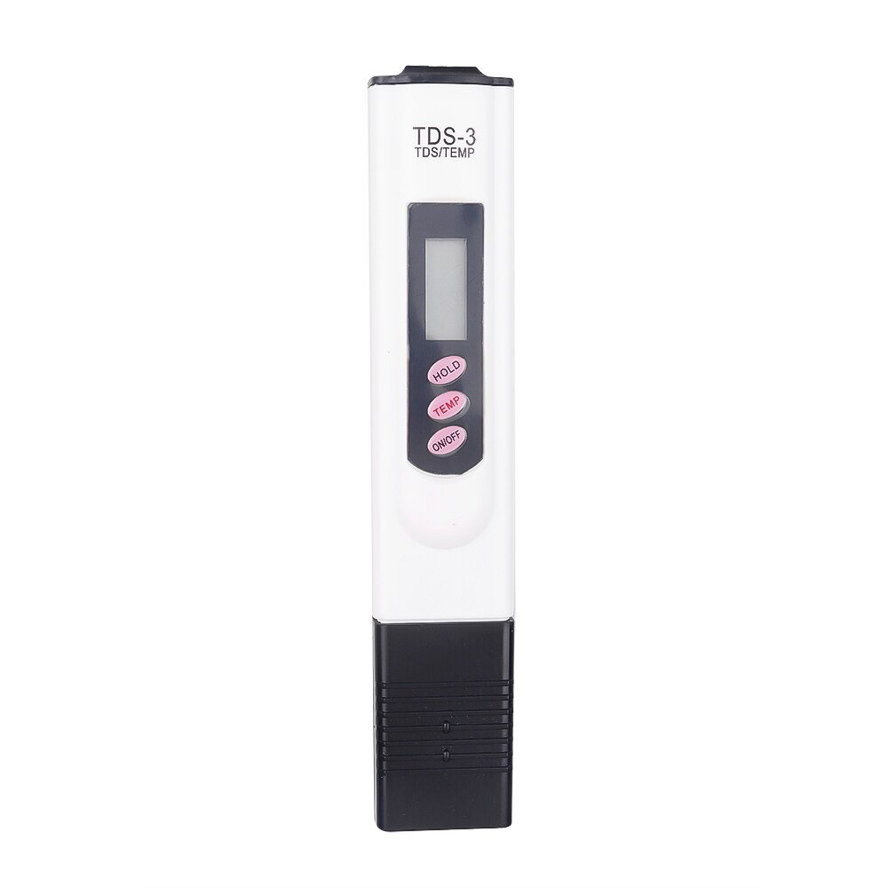 Digital LCD TDS Meter Thermometer Pen of Tester Accuracy 0.1 Aquarium Pool Water Wine Urine Automatic Calibration: White